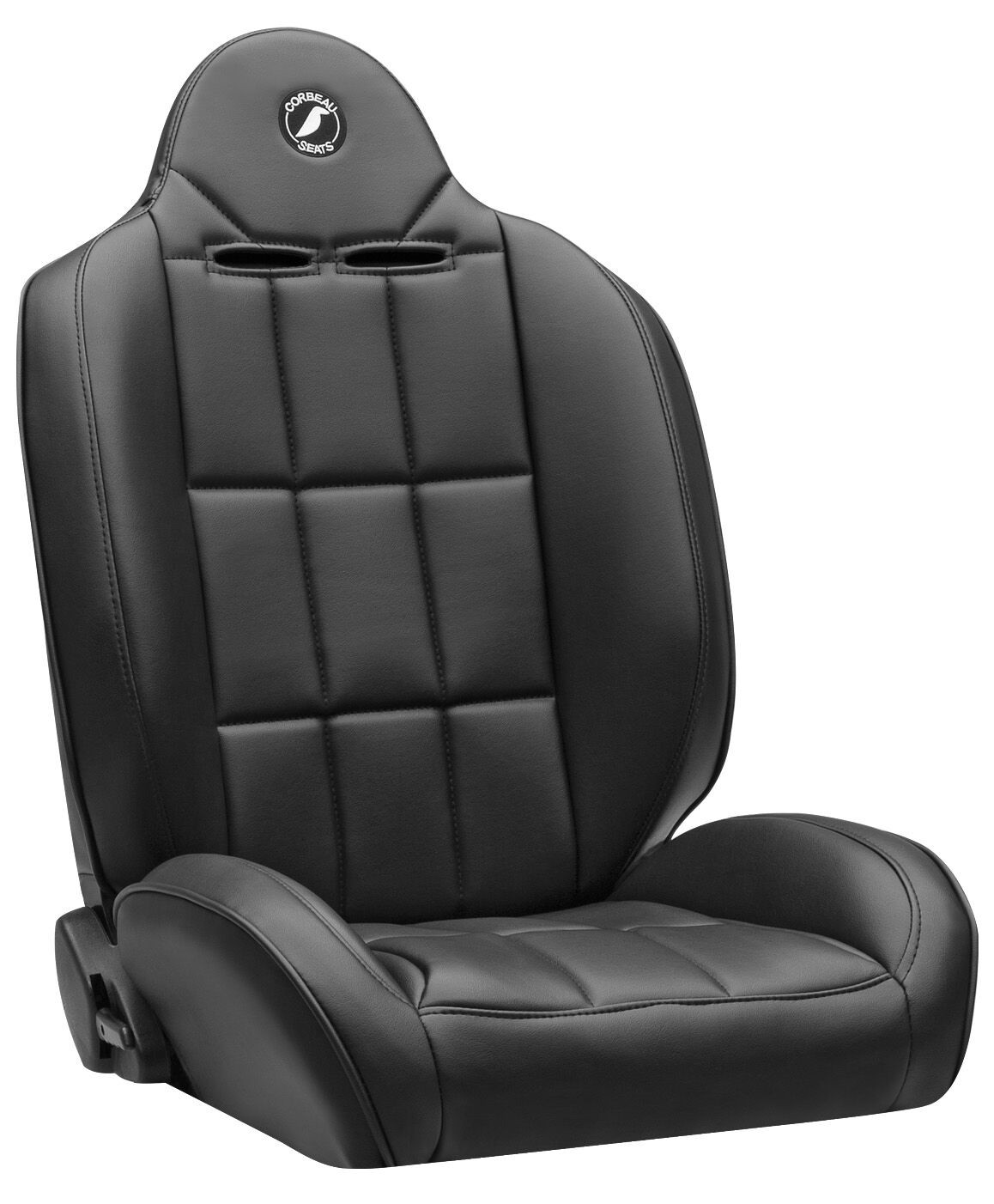 Corbeau Baja RS Seat, Black All Vinyl, PAIR